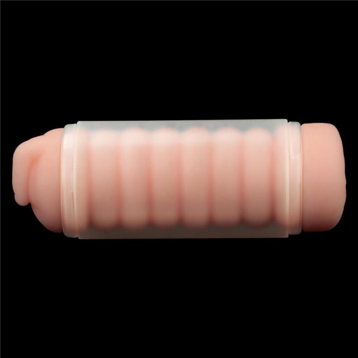 Dwustronny masturbator męski TPE pochwa i odbyt 22,3 cm
