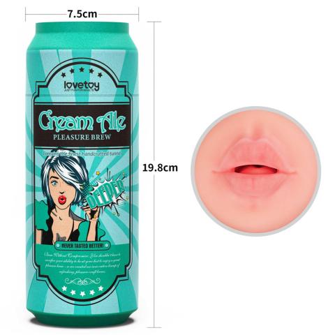 Masturbator TPE 19,6 cm z teksturowanym tunelem