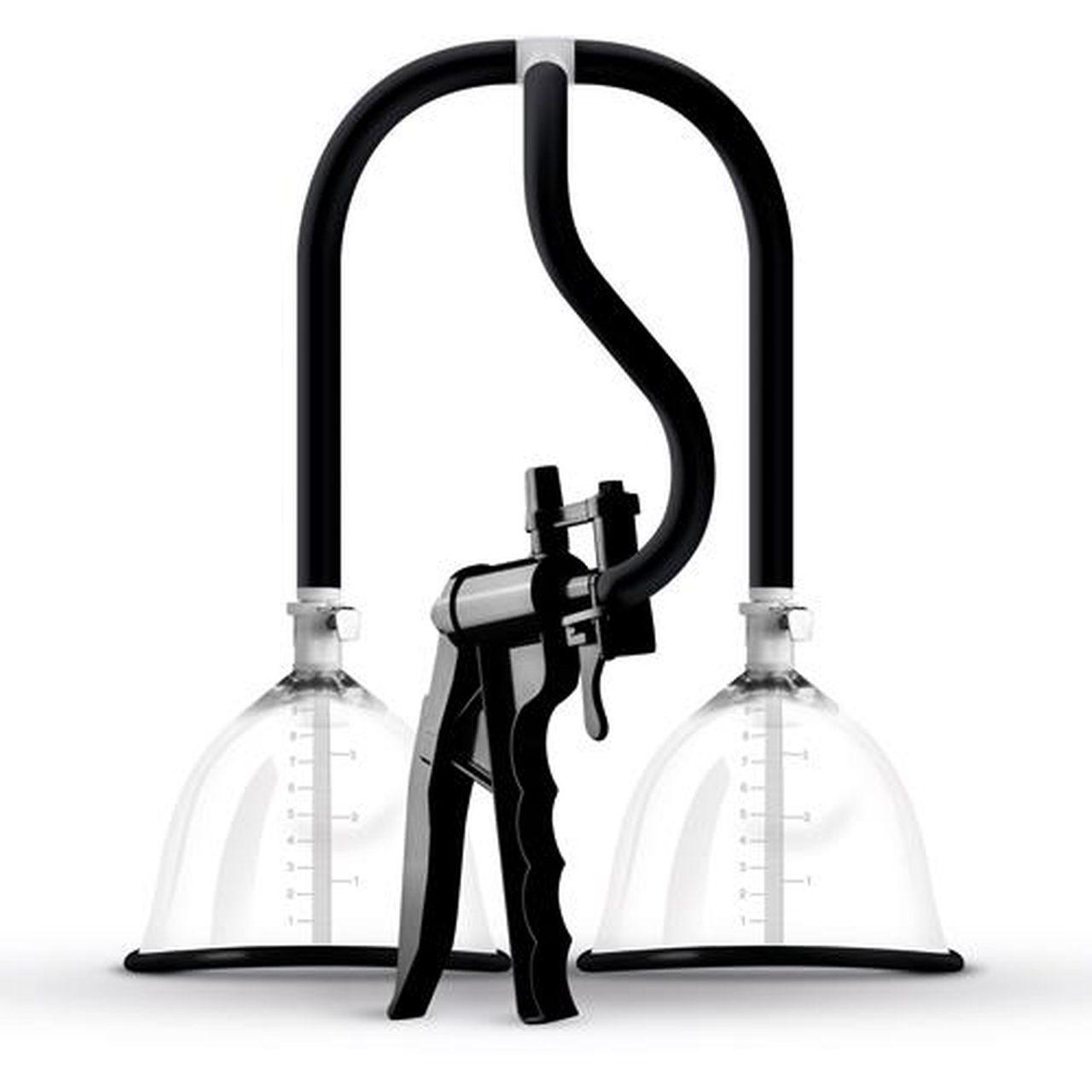 Laktator erotyczny rozmiar s z pompką ręczną i zaworem | Loris.pl