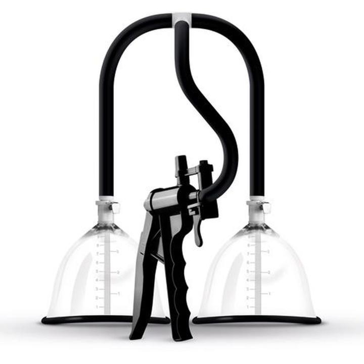 Laktator erotyczny rozmiar s z pompką ręczną i zaworem | Loris.pl