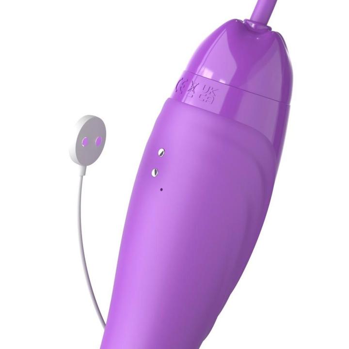 Pompka łechtaczkowa z ssaniem i języczkiem + wibracje USB