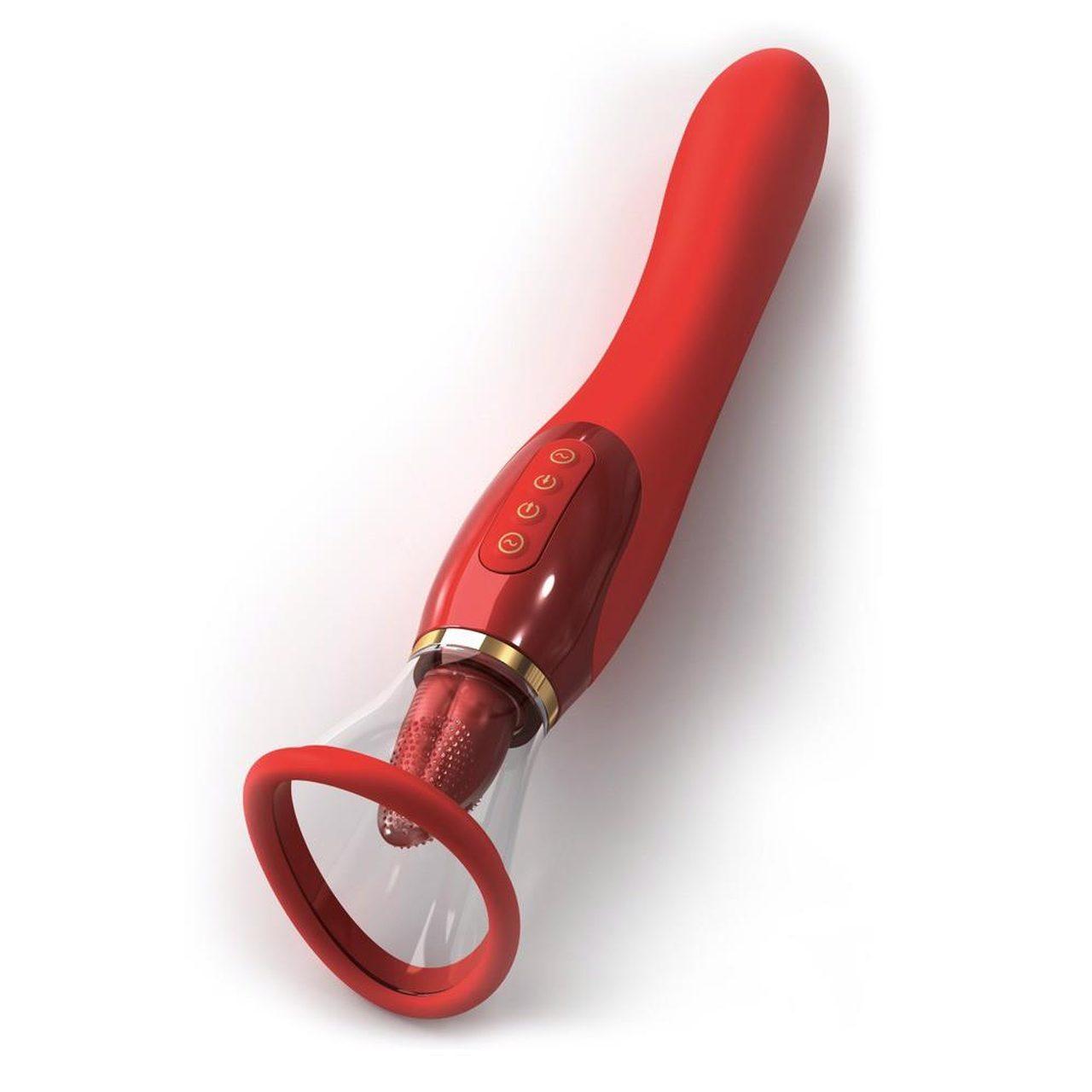 Wibrator 3 w 1 z ssaniem i stymulacją punktu G oraz łechtaczki | Loris.pl