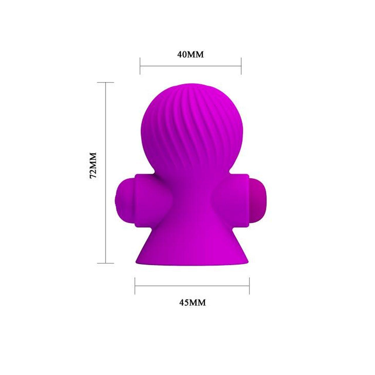 Wibrujące ssawki na sutki 12 trybów | Intensywna stymulacja piersi