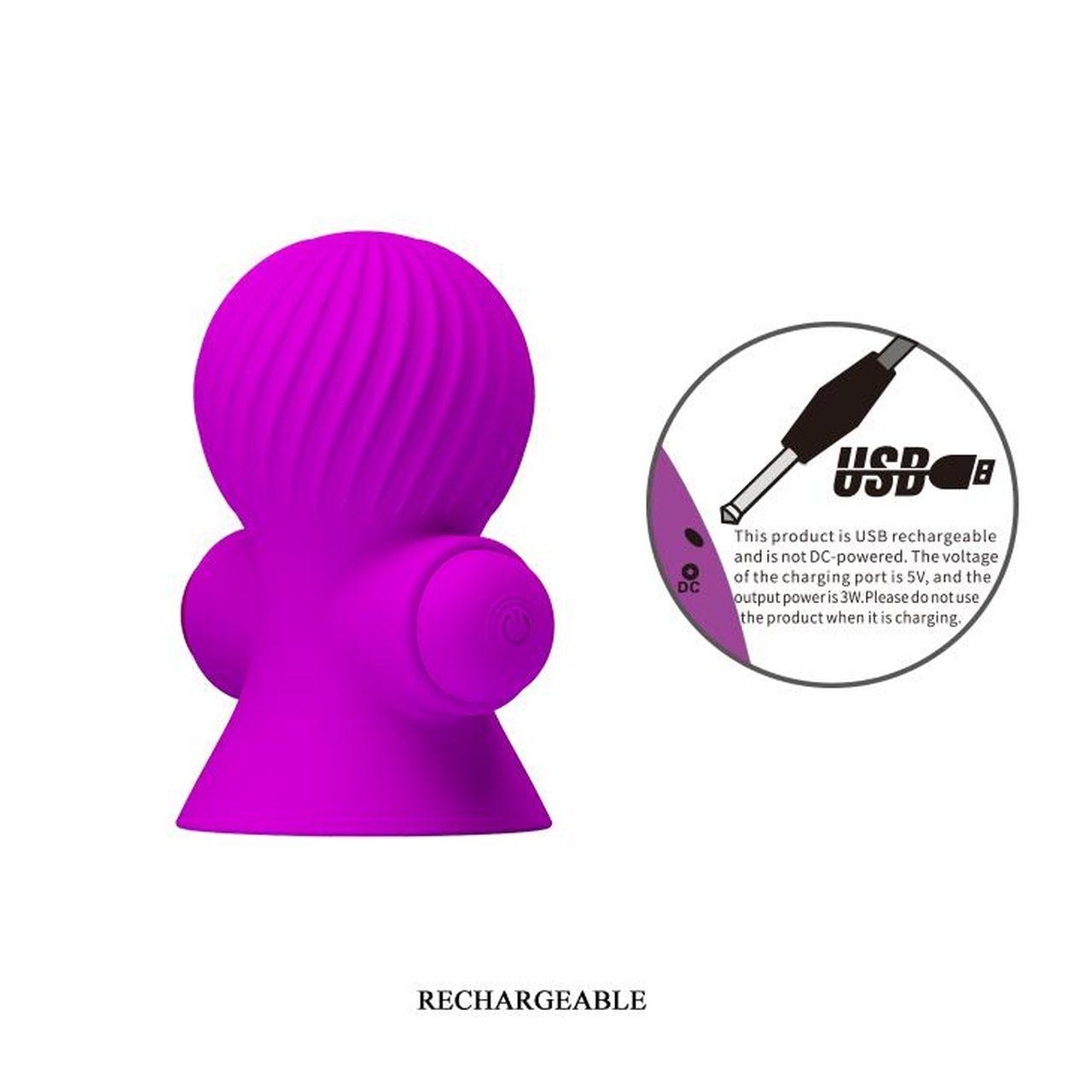 Wibrujące ssawki na sutki 12 trybów | Intensywna stymulacja piersi