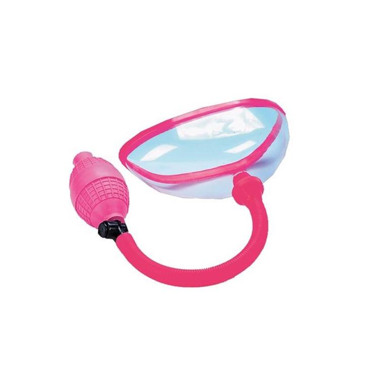 Higieniczna pompka do pochwy różowa z zaworem upustowym | Loris.pl