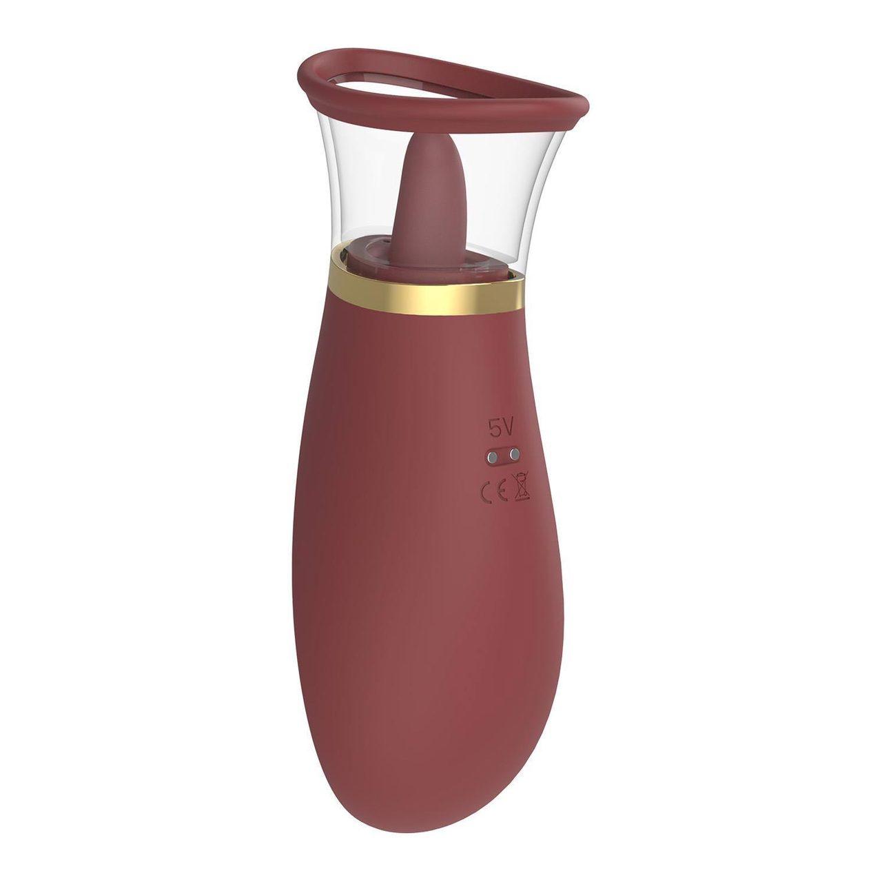 Stymulator ssący z języczkiem IPX7 – 3 tryby ssania i 9 rytmów | Loris.pl