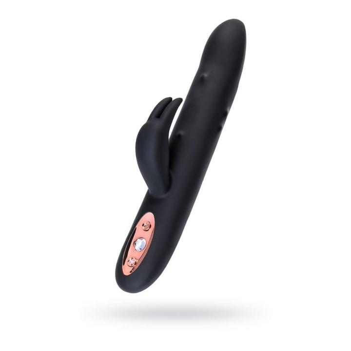 Wibrator króliczek 23,8 cm z 2 silnikami i kulkami masującymi | Loris.pl