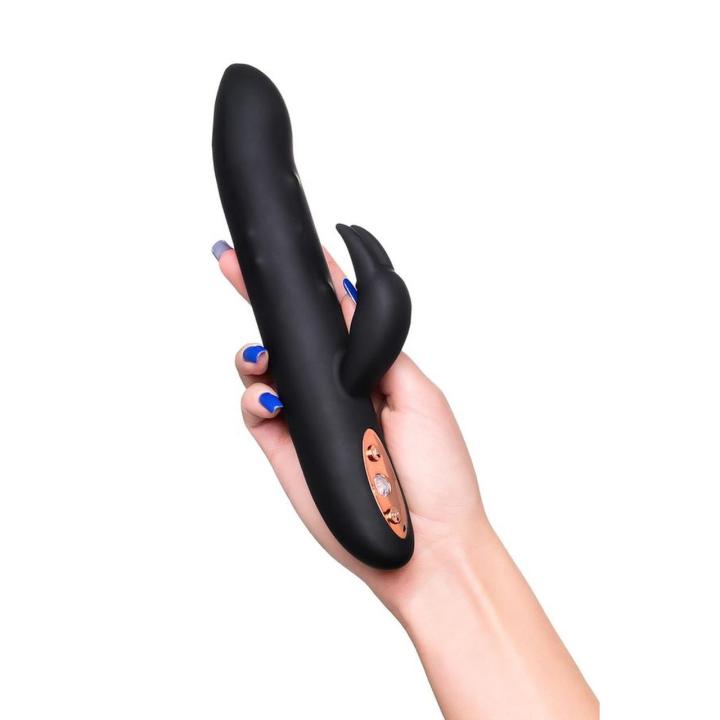 Wibrator króliczek 23,8 cm z 2 silnikami i kulkami masującymi | Loris.pl