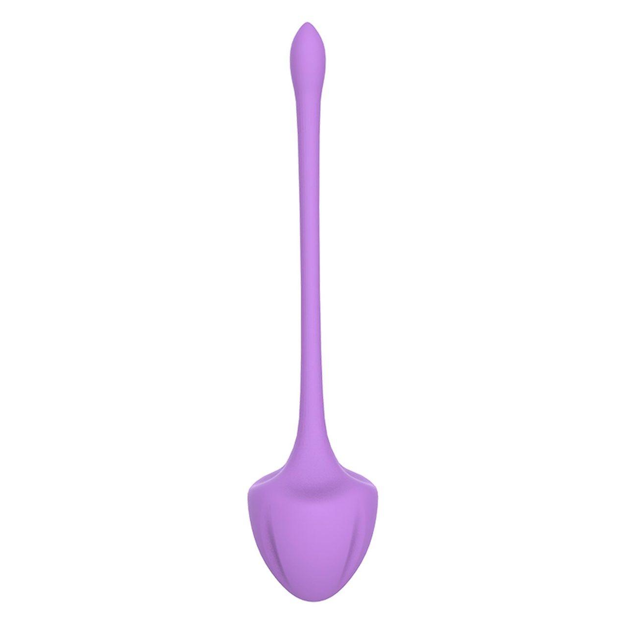 Fioletowe kulki gejszy bez wibracji z metalowymi wkładkami | Loris.pl