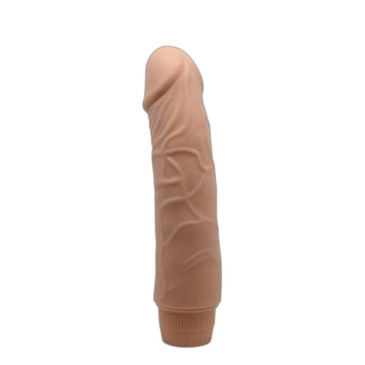 Realistyczne wibrujące dildo soft skin 19,5 cm – regulacja wibracji