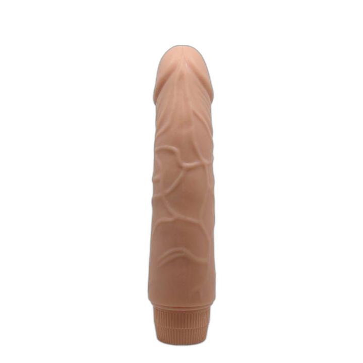 Realistyczne wibrujące dildo soft skin 19,5 cm – regulacja wibracji