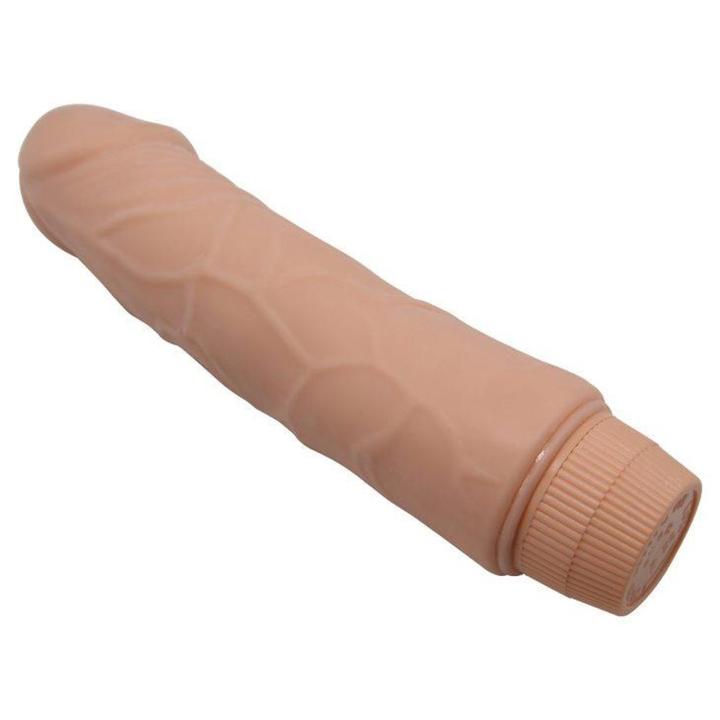Realistyczne wibrujące dildo soft skin 19,5 cm – regulacja wibracji