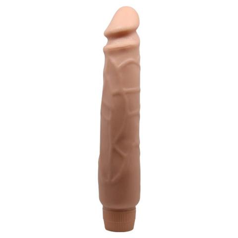 Realistyczny wibrator 25,5 cm cielisty | Płynna regulacja wibracji