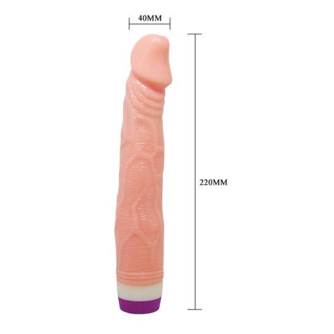 Realistyczny wibrator 22 cm z regulacją wibracji