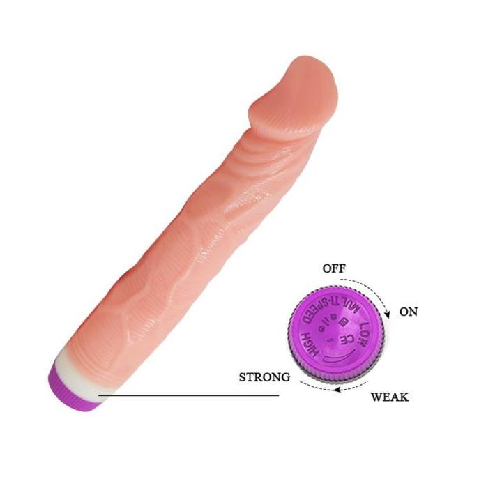 Realistyczny wibrator 22 cm z regulacją wibracji