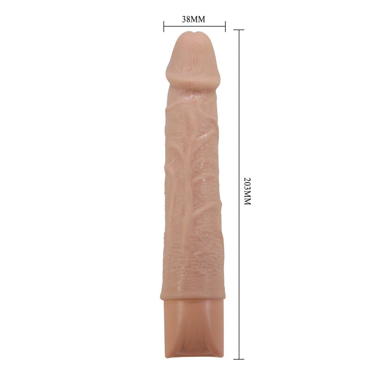 Realistyczne dildo wibrujące 10 trybów USB-C | Loris.pl