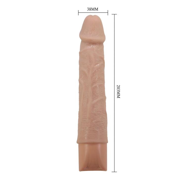 Realistyczne dildo wibrujące 10 trybów USB-C | Loris.pl