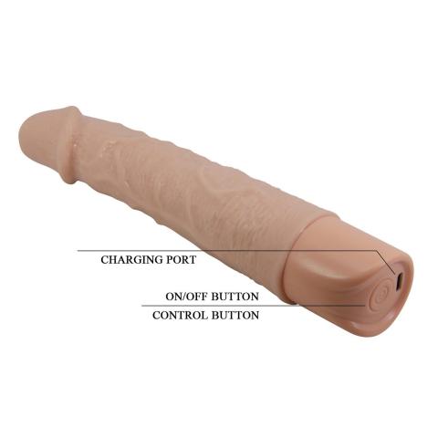 Realistyczne dildo wibrujące 10 trybów USB-C