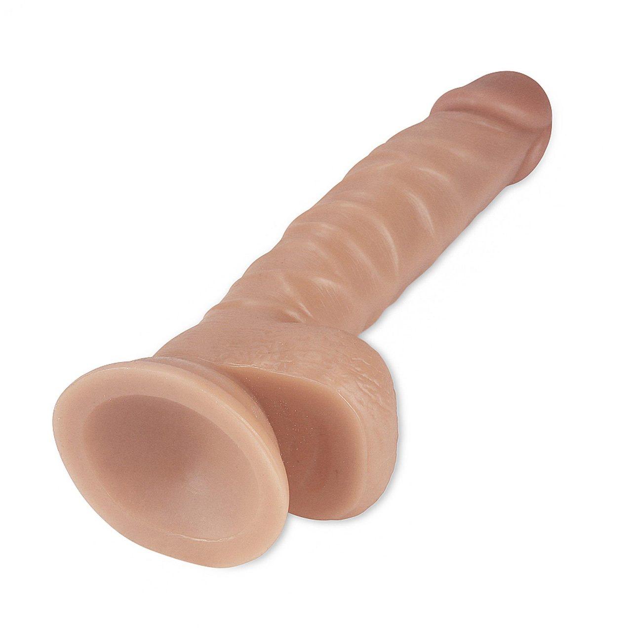 Realistyczne dildo wibrujące z przyssawką 21,3 cm | 3 prędkości