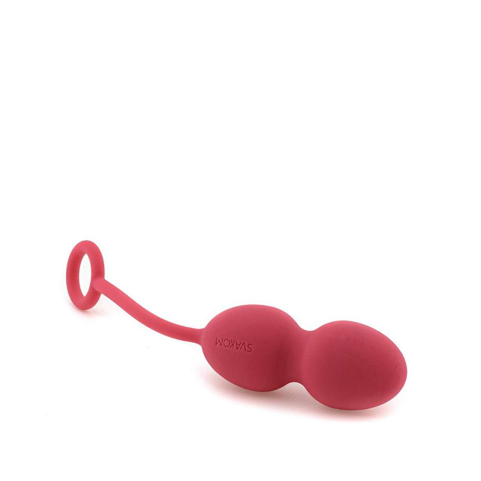 Zestaw trzech czerwonych kulek gejszy Svakom