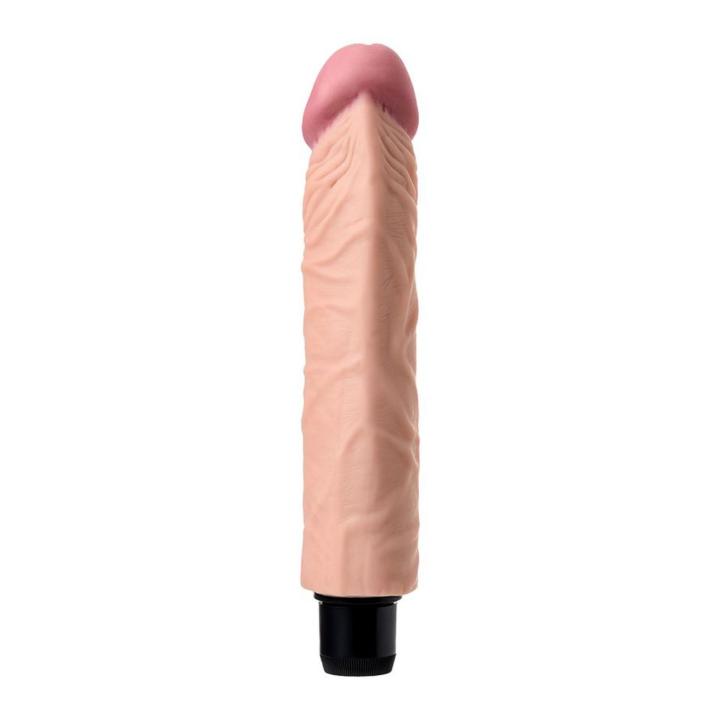 Realistyczny wibrator cielisty 22,5 cm z regulacją wibracji