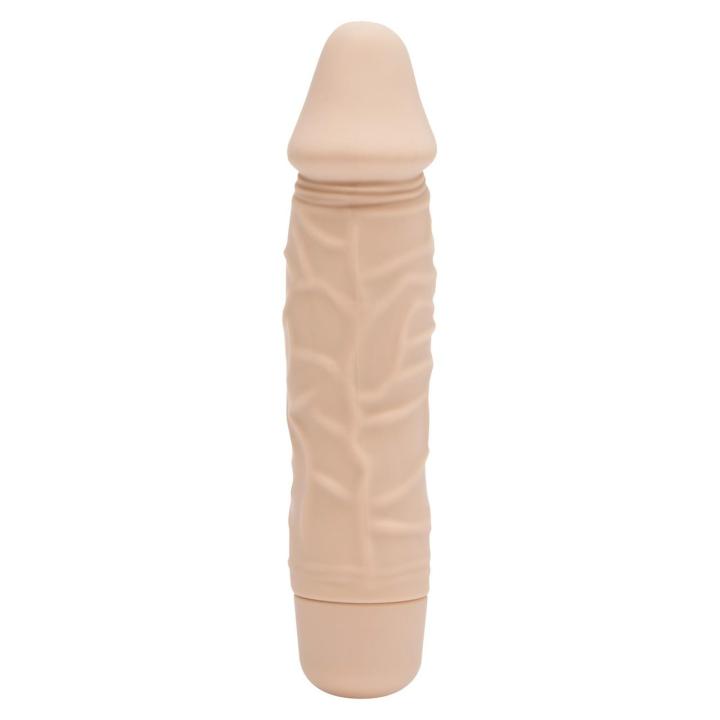 Mini realistyczny wibrator cielisty z silikonu 7 trybów