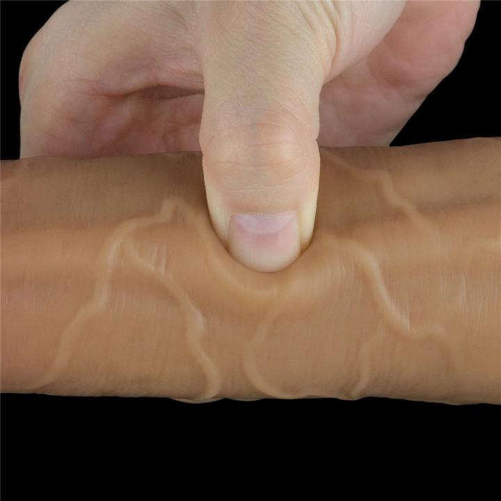 Realistyczne dildo rotacyjne 20 cm z pilotem i przyssawką