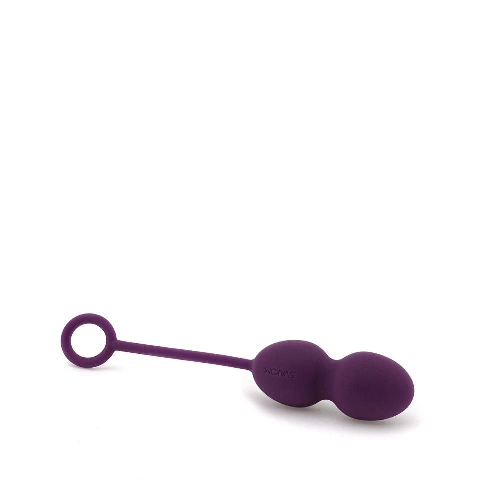 Zestaw trzech fioletowych kulek gejszy Svakom