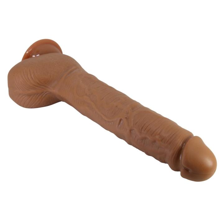 Realistyczne dildo wodoodporne 28 cm z przyssawką