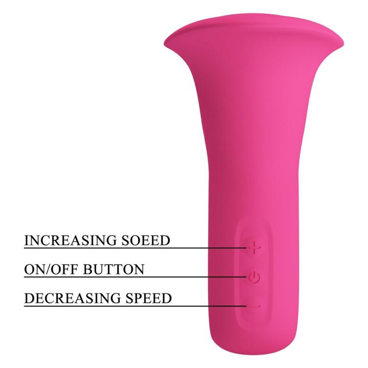 Wibrator oralny z języczkiem USB – 12 wibracji i 12 trybów lizania