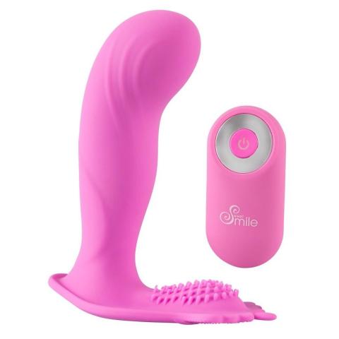 Wibrator do majtek z pilotem USB 11,7 cm | Punkt G i łechtaczka