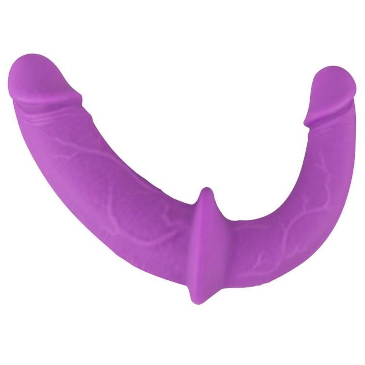 Podwójny strap-on bez wibracji 32 cm z ultramiękkiego silikonu