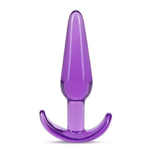 Smukły plug analny fioletowy 10,8 cm – dla początkujących