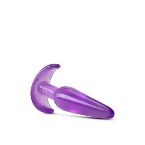 Smukły plug analny fioletowy 10,8 cm – dla początkujących
