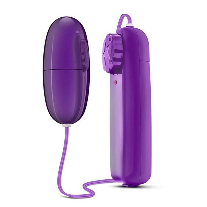 Wibrujący bullet fioletowy 5,7 cm | Wodoodporny, regulacja mocy, 2×AA