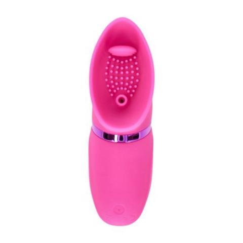 Różowy stymulator łechtaczki 14,5 cm – wodoodporny, wieloprogramowe wibracje