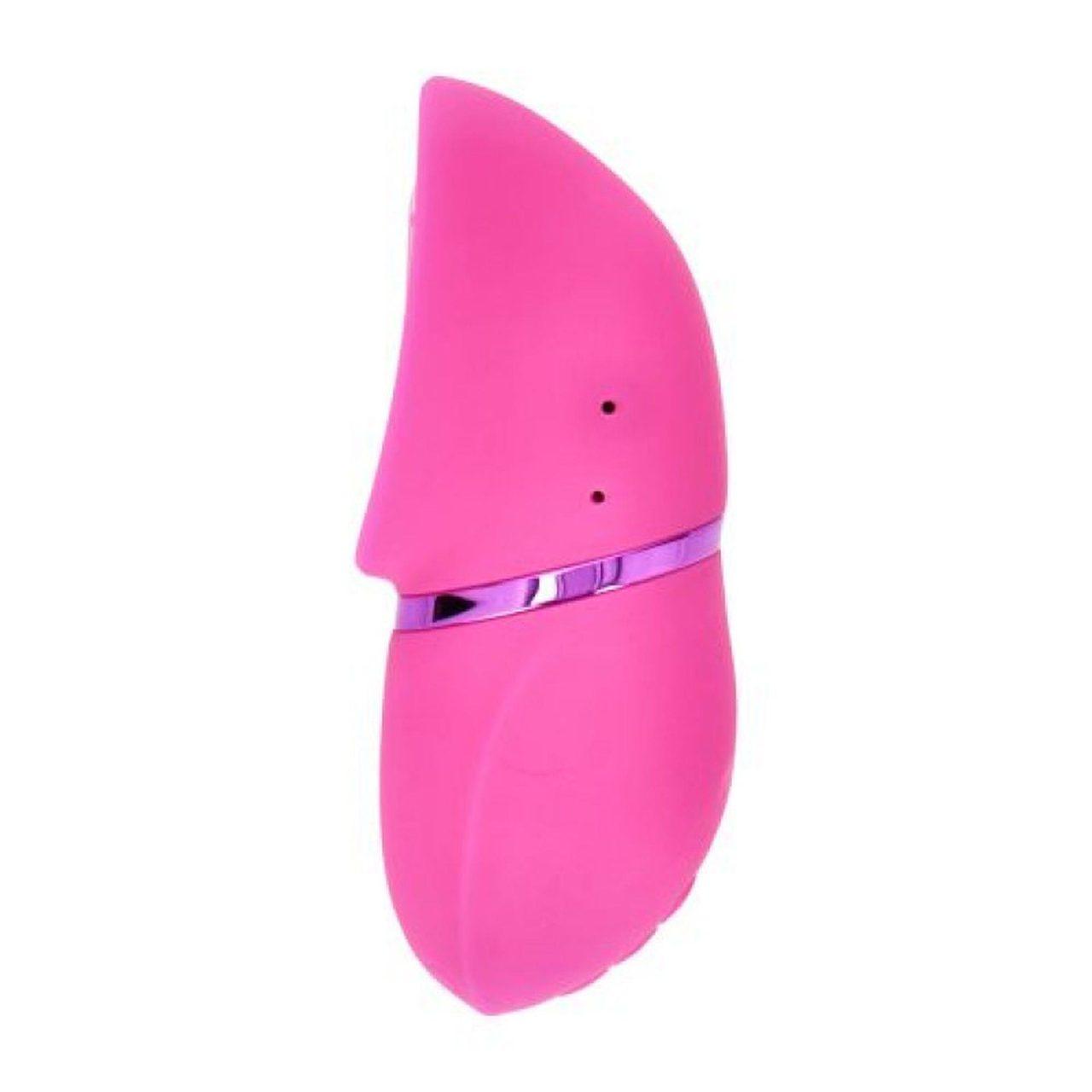 Różowy stymulator łechtaczki 14,5 cm – wodoodporny, wieloprogramowe wibracje