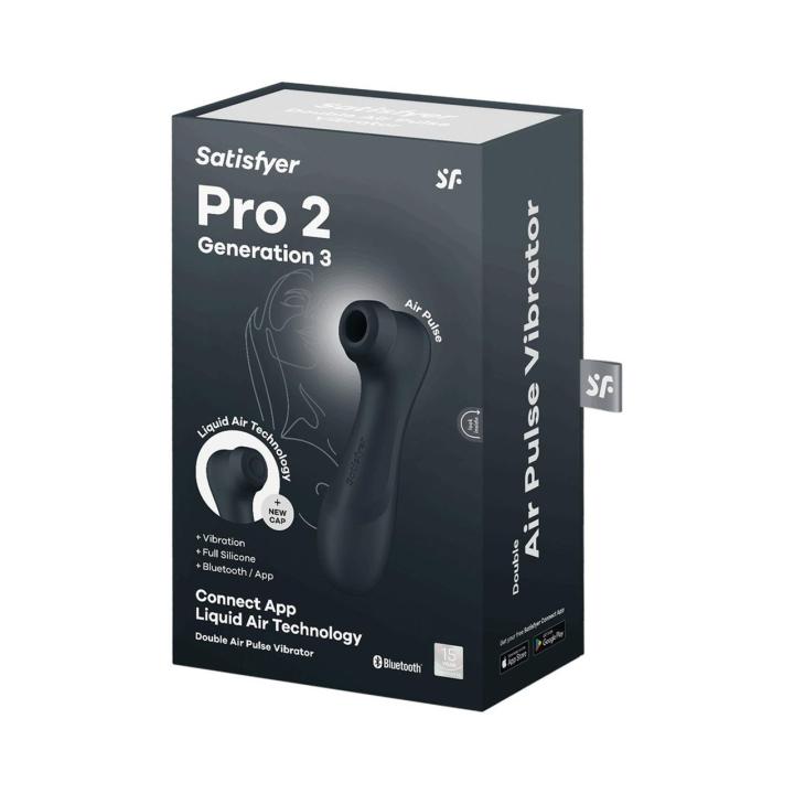 Stymulator łechtaczki Liquid Air z aplikacją i wibracjami | Wodoodporny IPX7