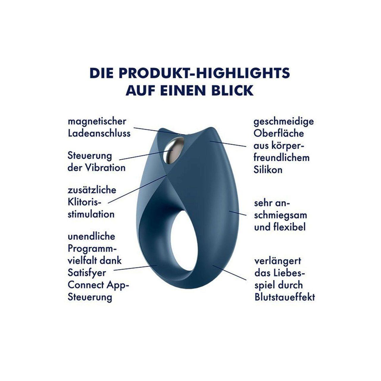 Zestaw dla par z aplikacją – wibrator U i wibrujący pierścień | Loris.pl