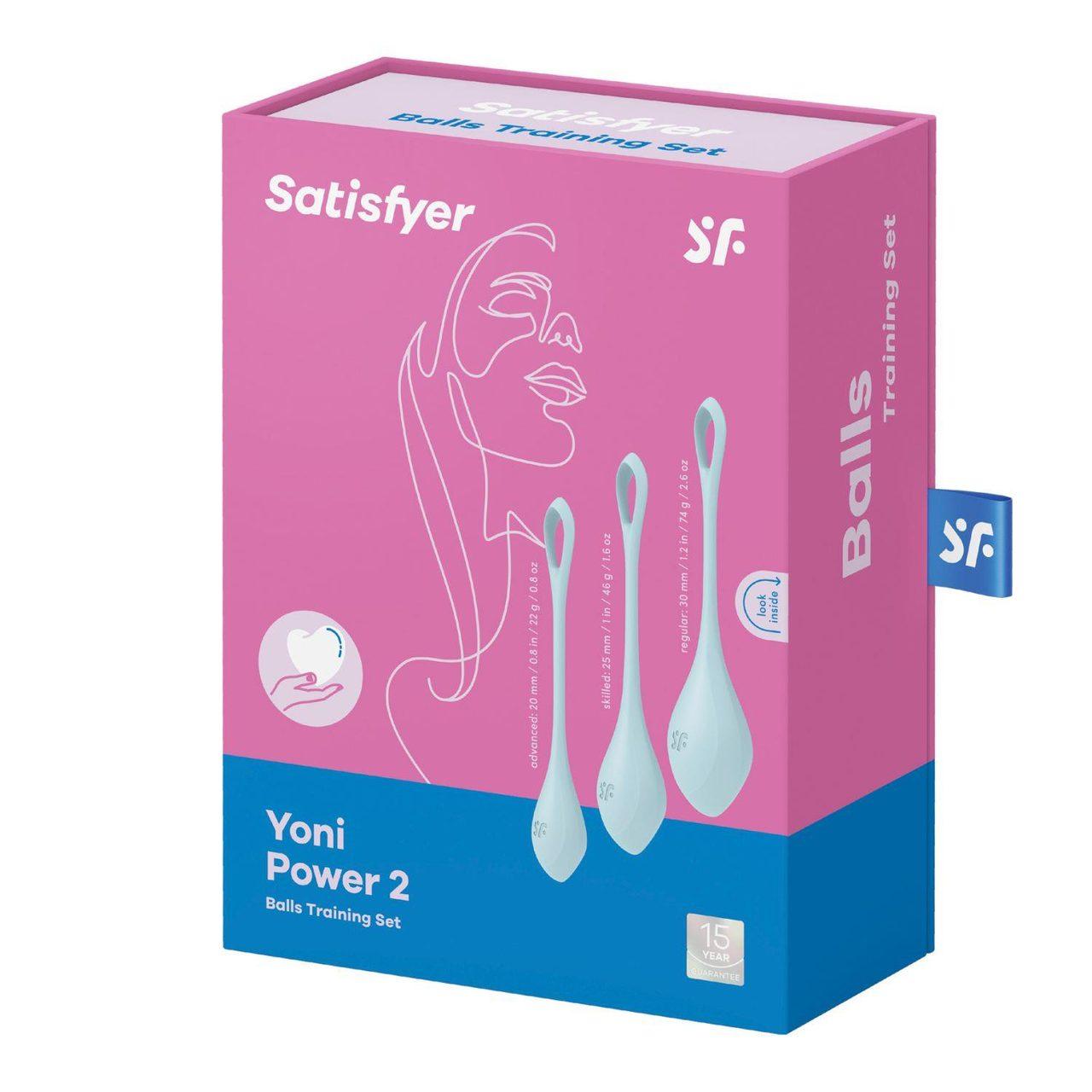Satisfyer Yoni Power 2 – kulki gejszy 3 szt. do ćwiczeń Kegla | Loris.pl
