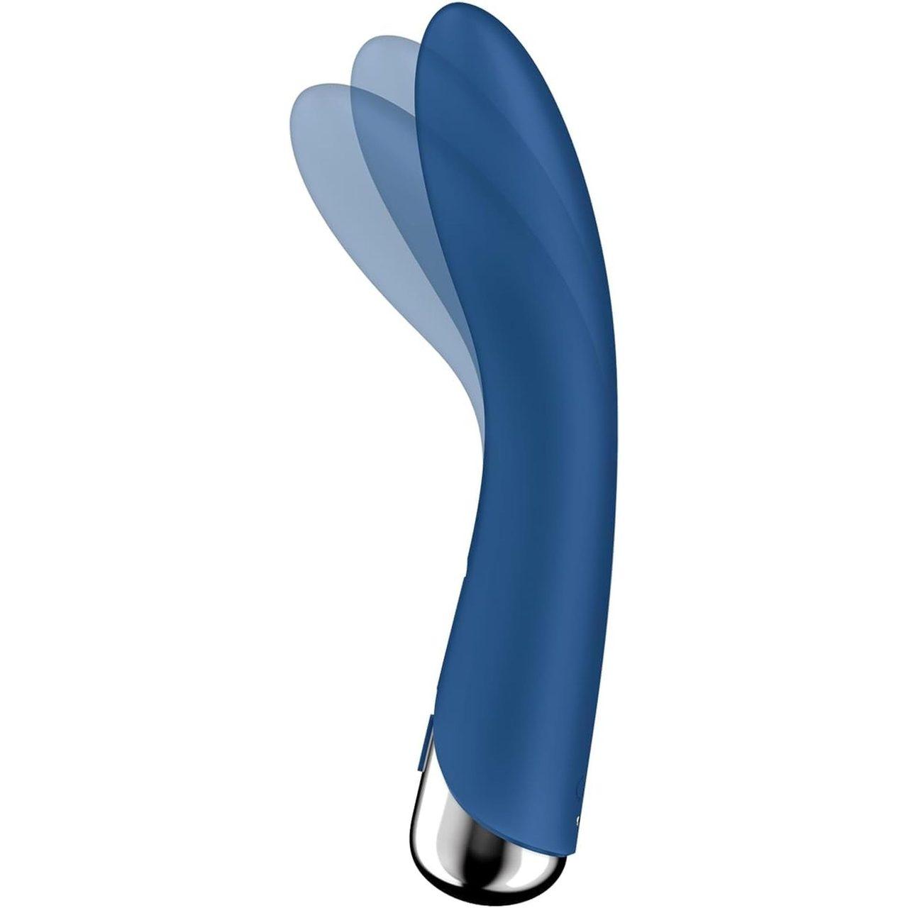 Satisfyer Spinning Vibe 1 Blue – obrotowy wibrator punktu G | Loris.pl