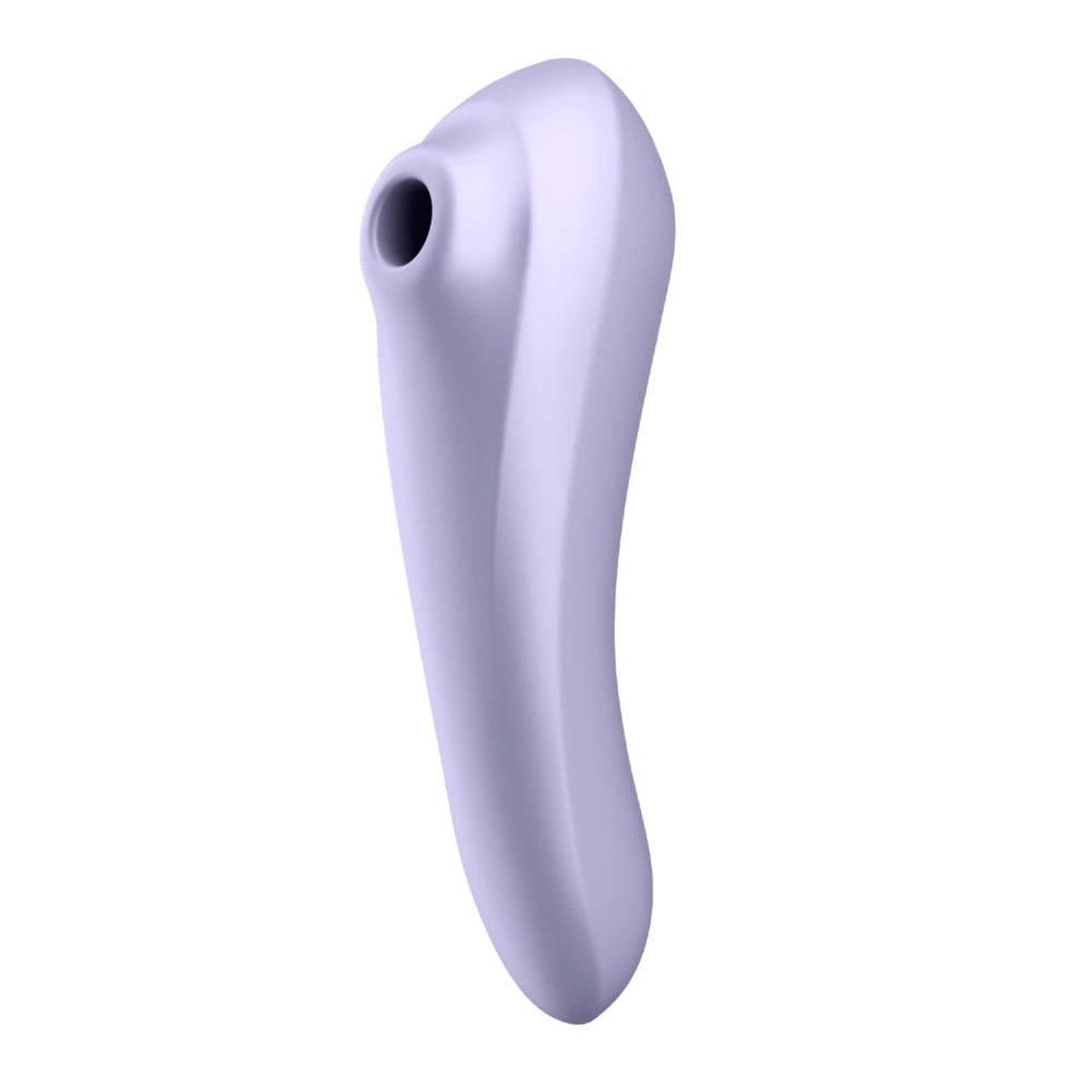 Satisfyer Dual Pleasure Mauve – Air Pulse i wibrator punktu G z aplikacją | Loris.pl