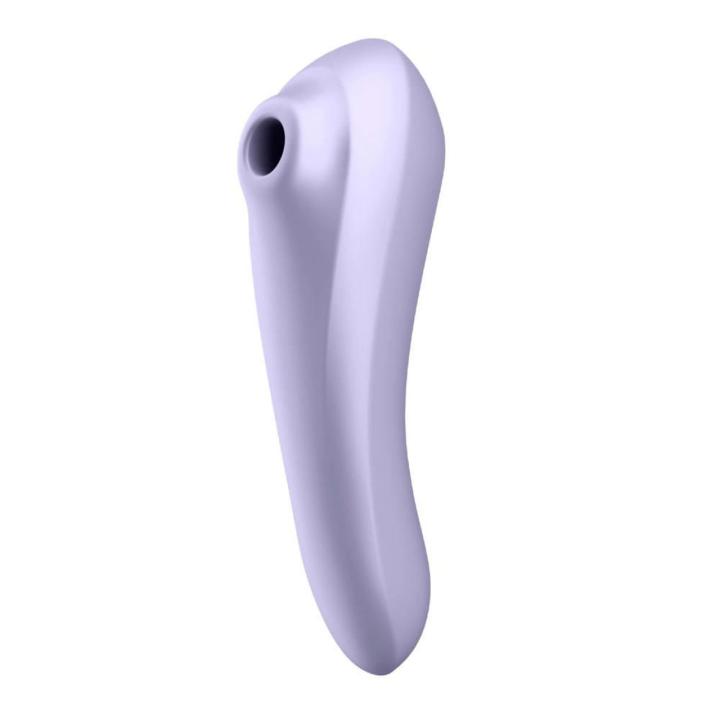 Satisfyer Dual Pleasure Mauve – Air Pulse i wibrator punktu G z aplikacją | Loris.pl