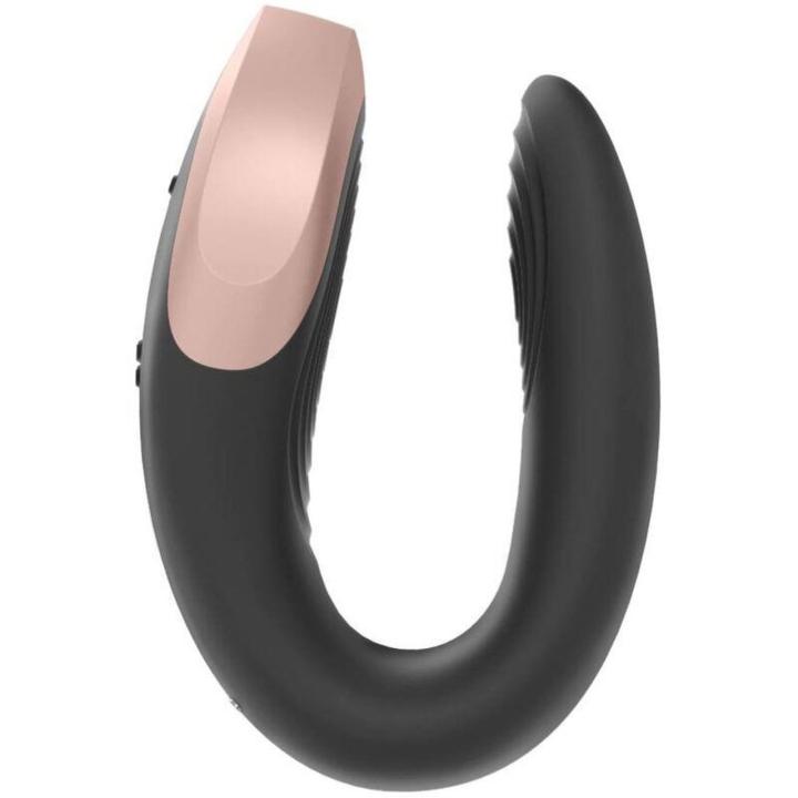 Satisfyer Double Love Black – wibrator dla par z aplikacją i pilotem