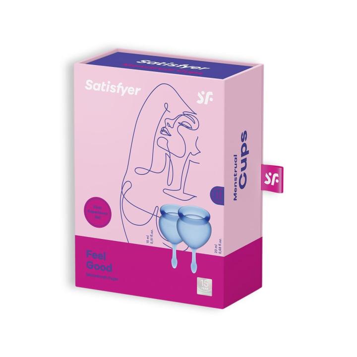 Satisfyer Feel Good kubeczek menstruacyjny dark blue 15/20 ml | Loris.pl