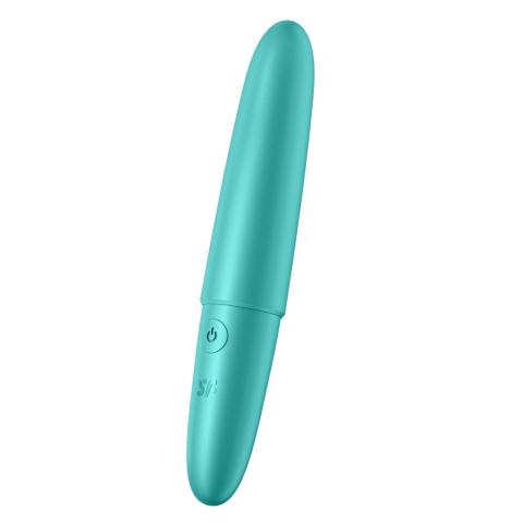 Satisfyer Ultra Power Bullet 6 turkusowy – cichy stymulator bullet IPX7