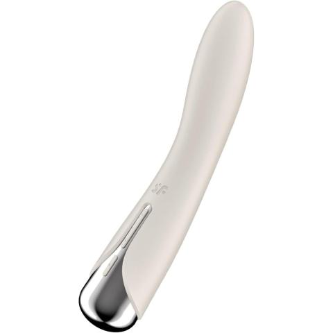 Satisfyer Spinning Vibe 1 Beige – obrotowy wibrator punktu G IPX7