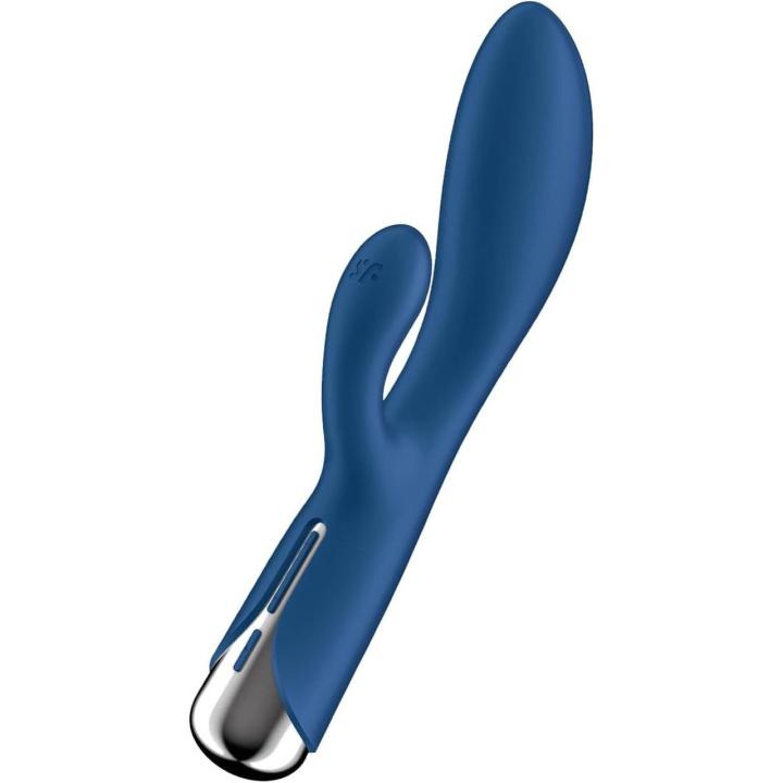 Satisfyer Spinning Rabbit 1 Blue – króliczek z rotacją i wibracjami