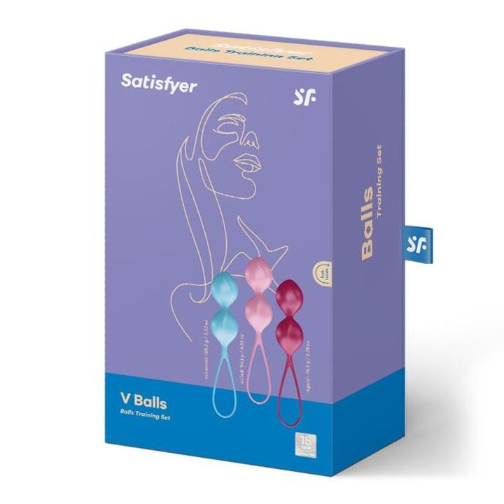 Satisfyer Balls C03 Double Large – kulki gejszy 3 szt. 3,4 cm