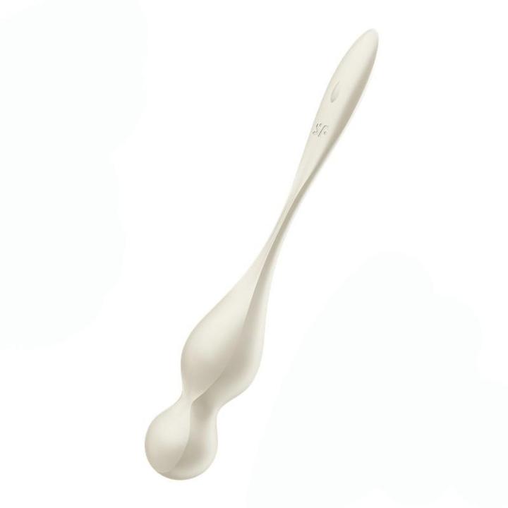 Satisfyer Love Birds 1 White – wibrujące kulki gejszy z aplikacją